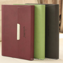 Loose-Leaf Notebook mit Magnetverschluss, Notebook mit austauschbaren Seiten, High Quality Business Notebook